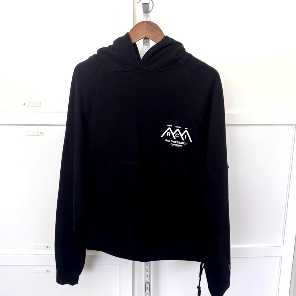 Reese Cooper Boxy Hoodie Black Sz Small Made in USA